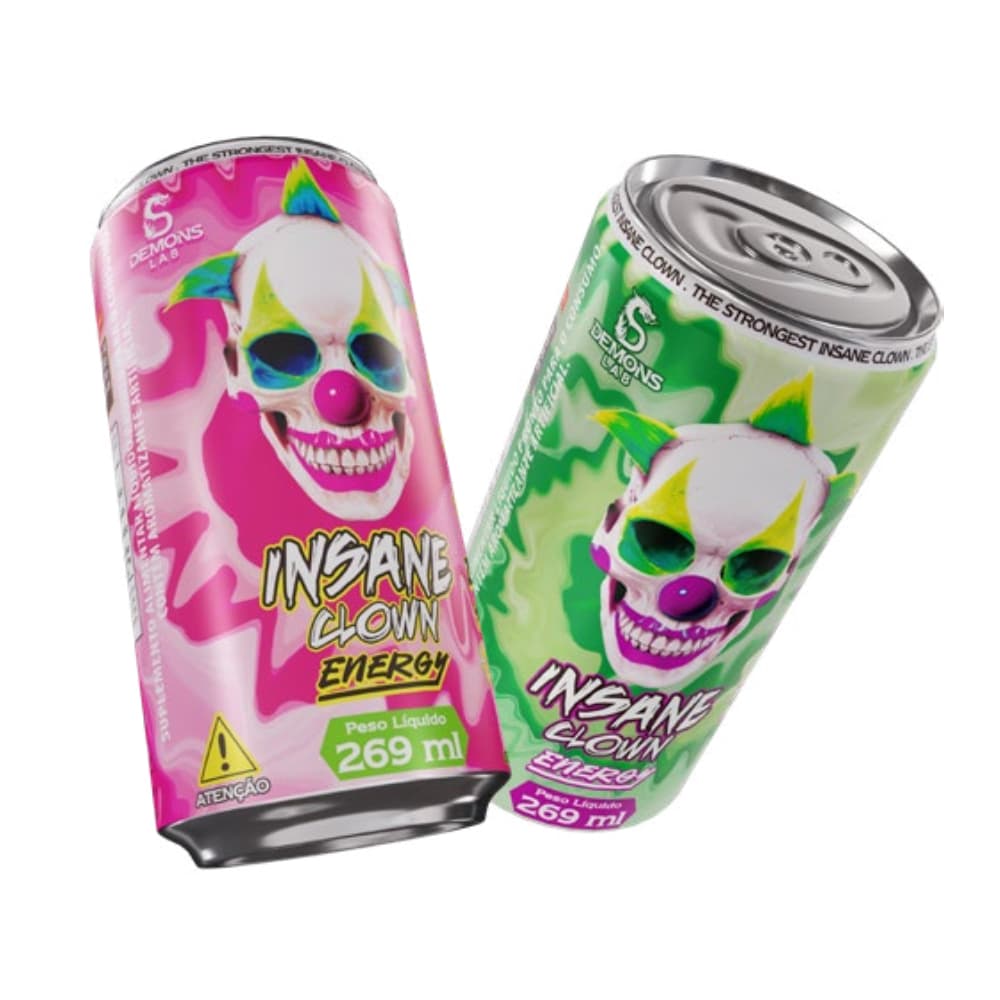 Pré Treino Insane Clown Energy 269ml Pack 6 latas