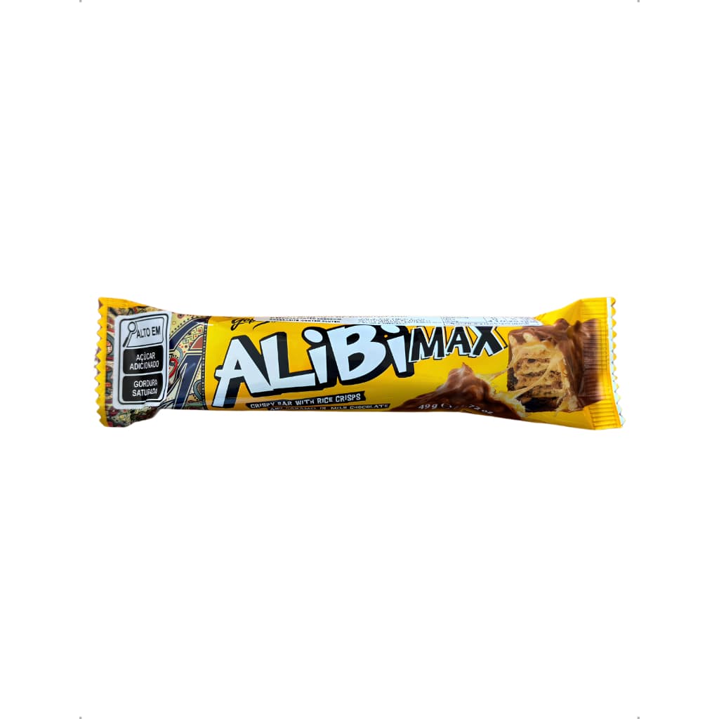 Alibimax Caramel 49g Chocolate com Caramelo Importado