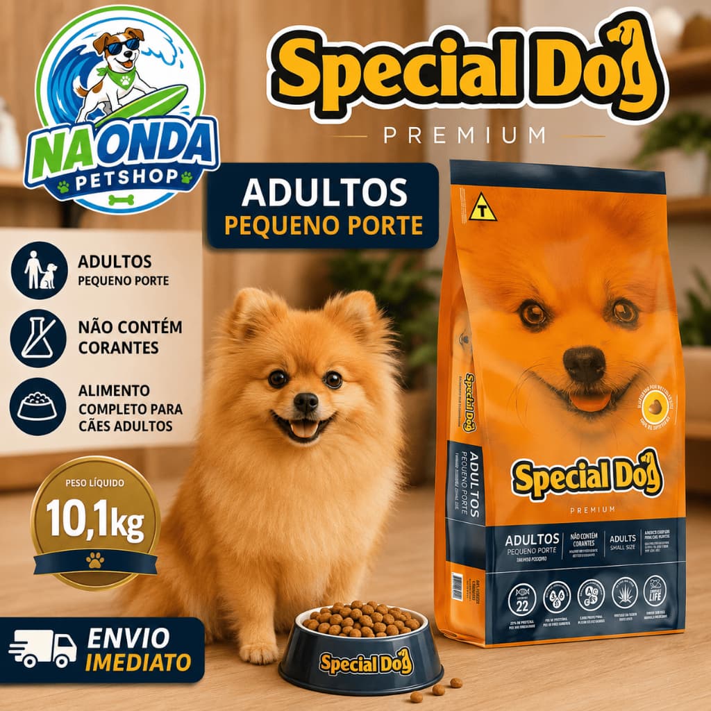 Ração Para Cachorros Adultos Porte Pequeno Reduz Odor Fezes 10kg - Envio Imediato