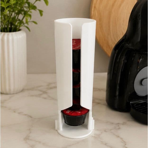Porta Cápsula Dolce Gusto Nespresso Três Corações Suporte Organizador Vertical Dispenser de Café Expresso Cafeteira