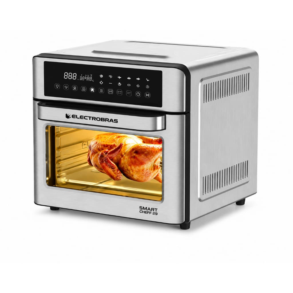 Forno Elétrico ElectroBras Smart Cheff 29 EBHAF-29 28 Litros 220V | Air Fryer Oven Digital Multifunções