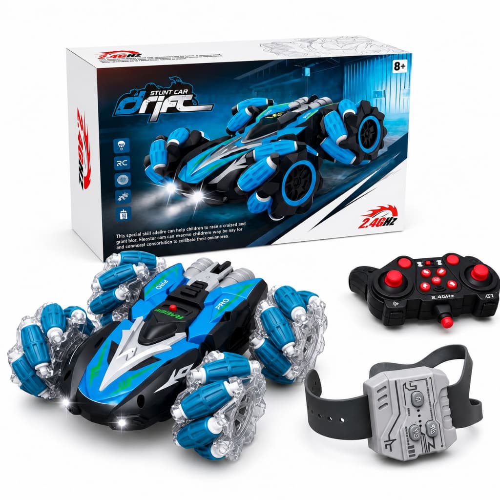 Carrinho Controle Remoto Acrobático Drift 360 Off-Road 2.4G Alta Velocidade
