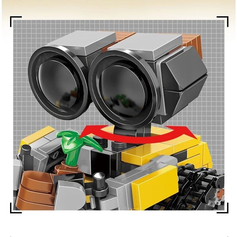mini bloco de montar Wally-E tipo lego