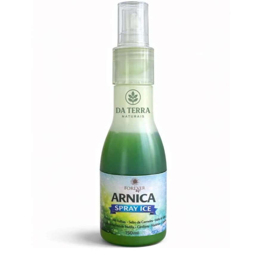 Spray Massageador de Arnica Fácil Aplicação que Promove Alívio e Conforto Muscular 150mL NatyFlora
