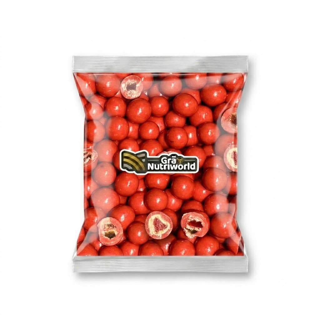 Drageado Mousse de Morango Baixo Teor de Açúcar Importado Premium