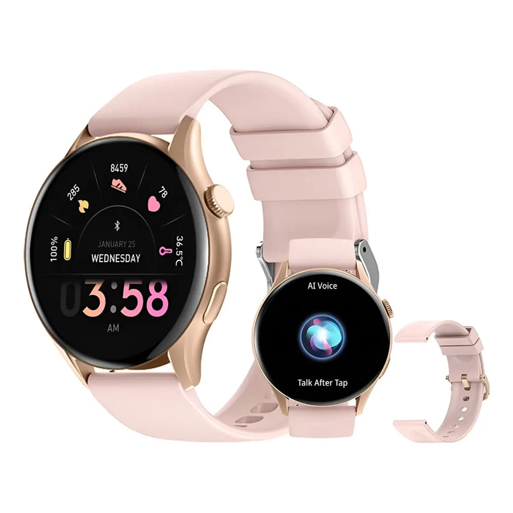 Relogio Smartwatch Inteligente Esportivo Rose Milanês