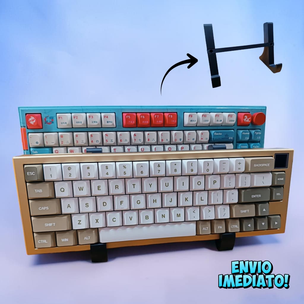 Suporte expositor moderno para teclado mecânico UNIVERSAL