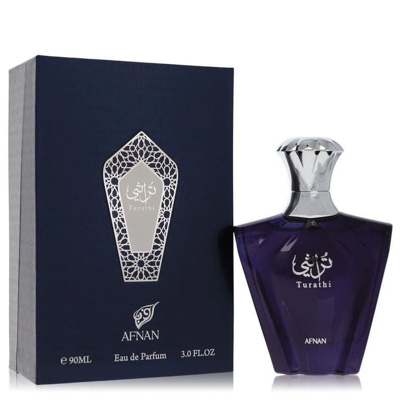 Perfume Árabe Afnan Turathi Blue Eau de Parfum Masculino 90ml Original Importado