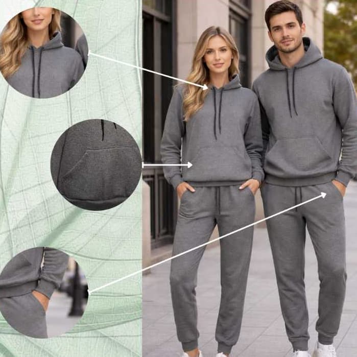 Conjunto Moletom Blusa + Calça Flanelado Inverno Frio
