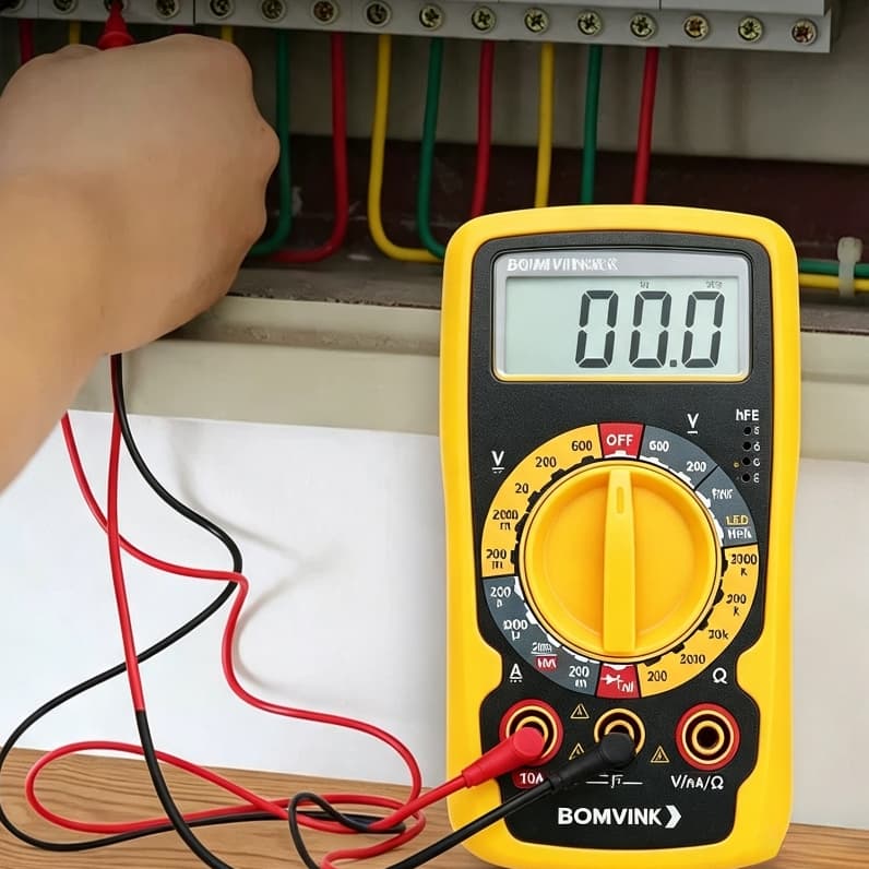Multimetro Digital Portátil Capacímetro Profissional Com Bipe Dígitos Voltimetro BOM-6013