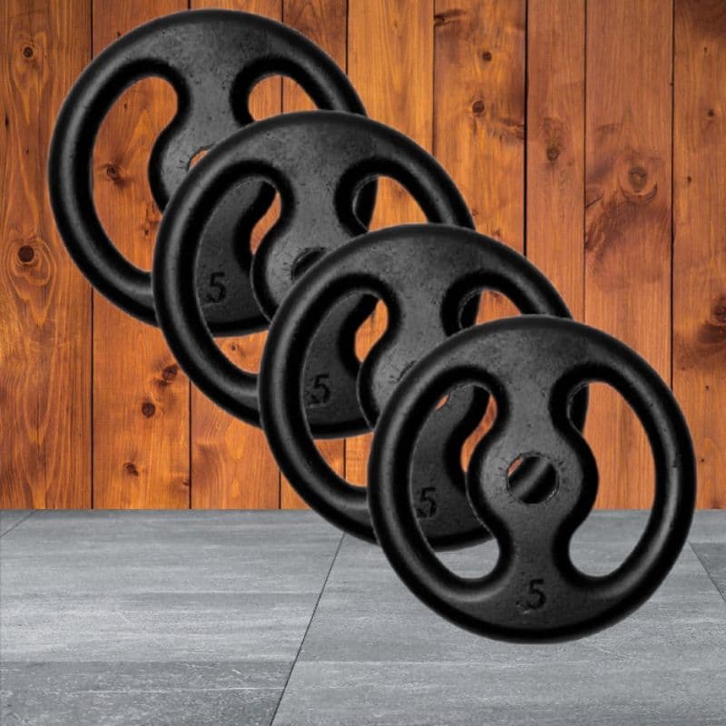 kit 4 peças 5 kilos cada anilha academia treino peso musculação