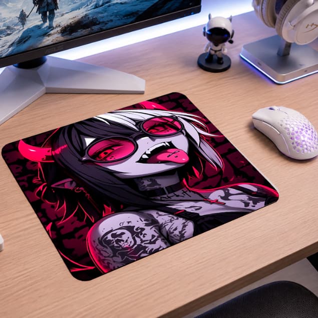 Mouse Pad Gamer 30x20cm Pequeno Oriental Para Setup Gamer Notebook PC
