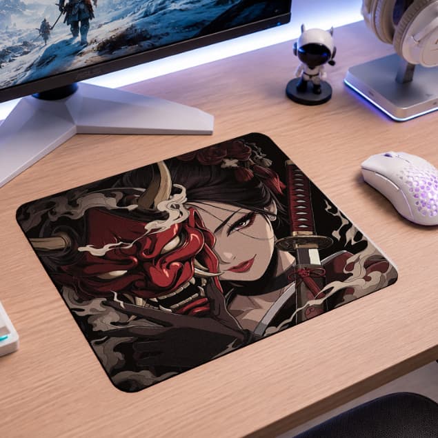 Mouse Pad 30x20cm Gamer Pequeno Oriental Para Mesa Escritório Notebook PC
