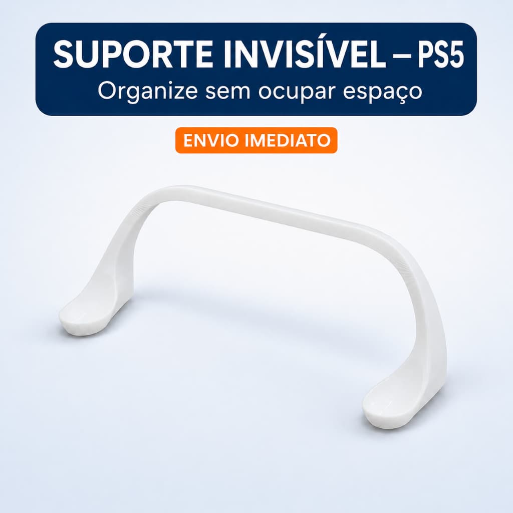 Suporte controle PS5 Invisível De Mesa Minimalista Organizador Video Game
