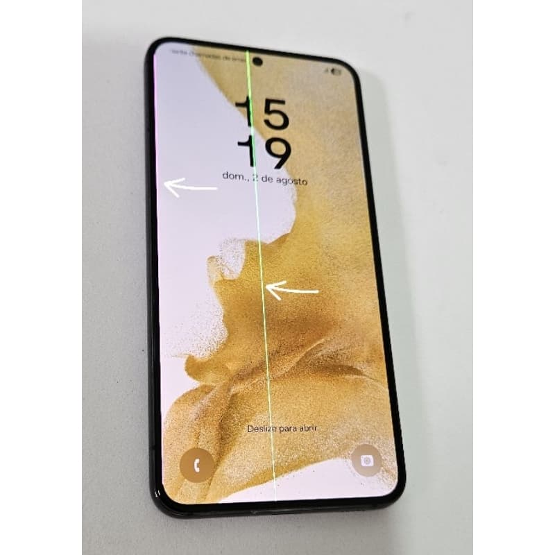 Samsung Galaxy S22 5G 128GB Usado (Com Linhas Verticais)