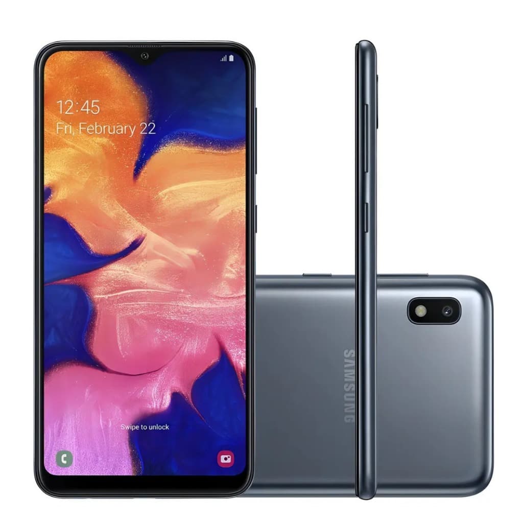 Smartphone Samsung Galaxy A10 32GB Preto Celular Recondicionado - Estado: Bom