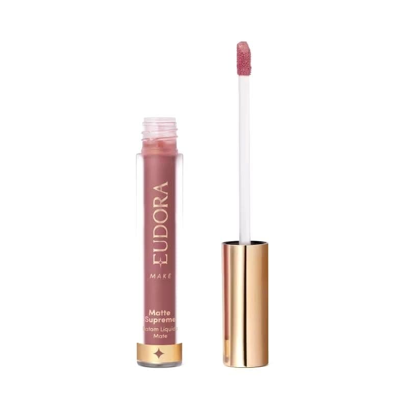 Batom Líquido Matte Supreme Eudora Nude Desejo 4ml