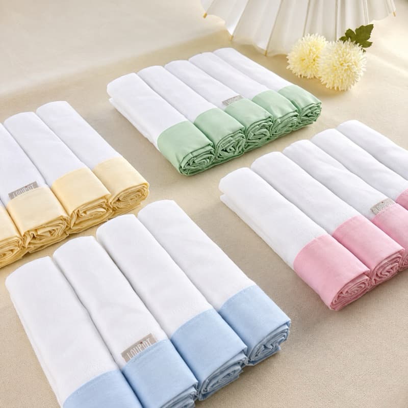 Kit 5 Fraldas de Ombro Boca Bebê 70x68cm 100% Algodão Tricoline Enxoval Menino Menina Recém-Nascido Macia Absorvente
