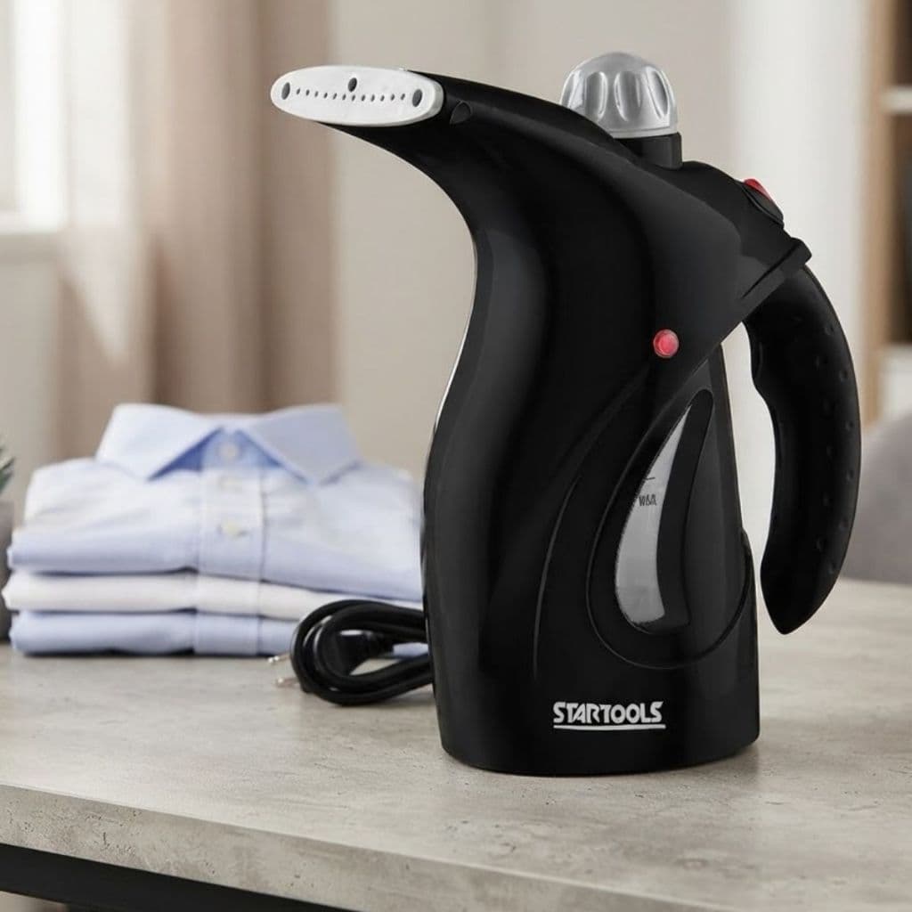 Passadeira A Vapor Portátil Vaporizador De Roupa 127V  200ML- Preta  Dessamassa Roupa Ferro a Vapor