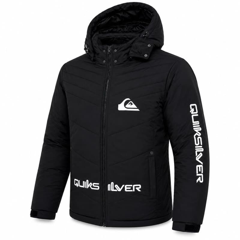 Jaqueta Bobojaco Quiksilver Masculina Inverno Capuz Peluciada