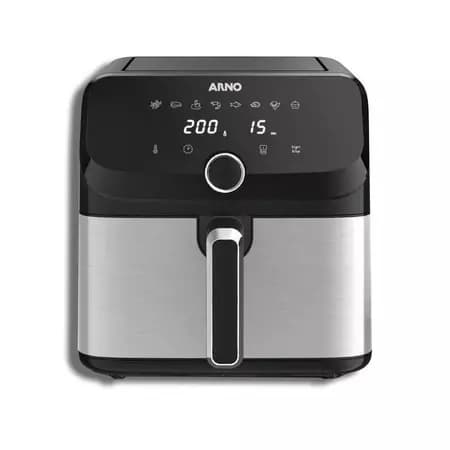 Air Fryer Mega Digital Arno AFD7 7,5L Preto Inox - 220V
