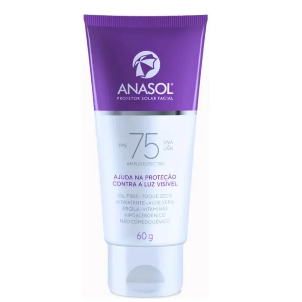 Protetor Solar Facial Fps 75 Anasol 60g