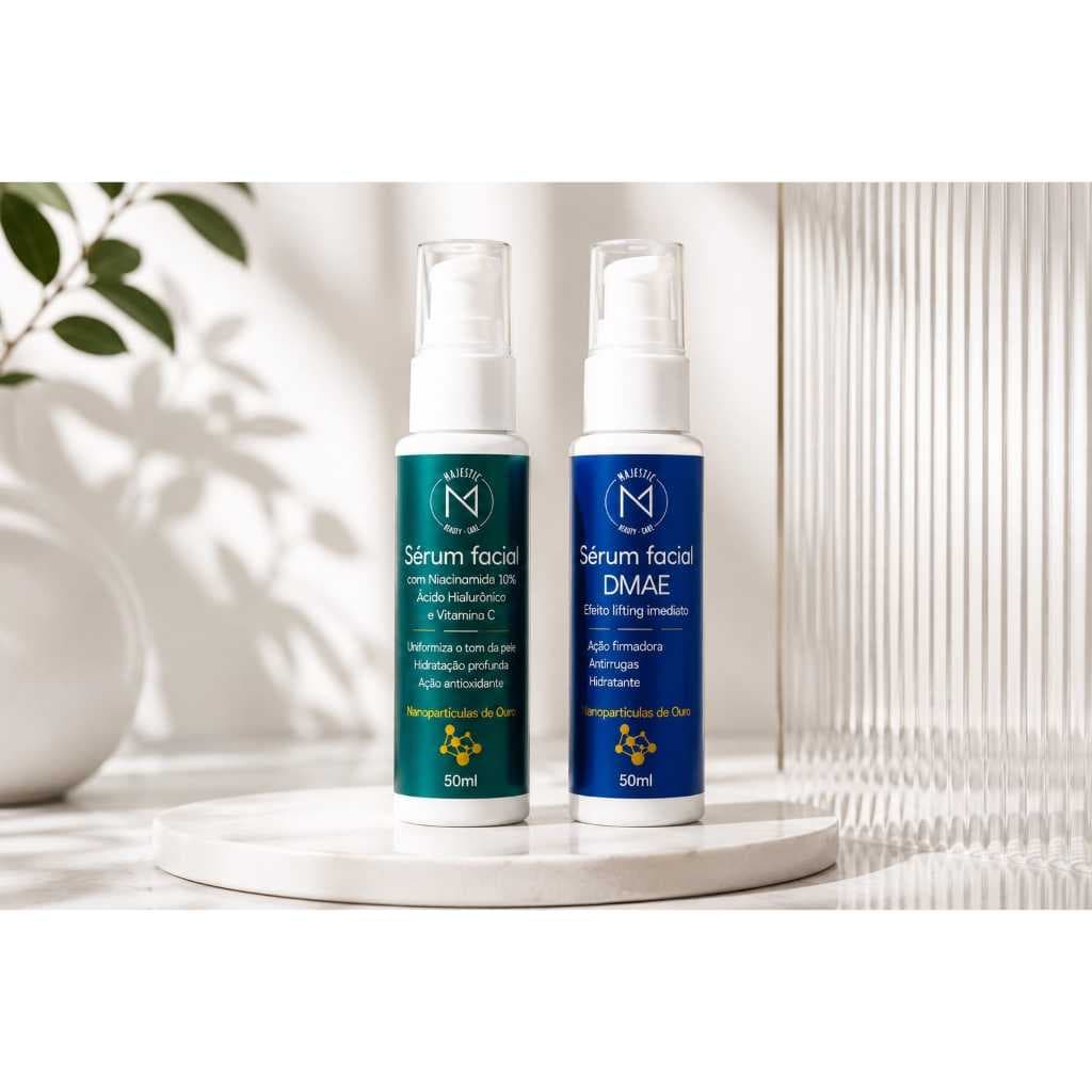 SERUM FACIAL COM NIACINAMIDA10%ACIDO HIALURONICO E VITAMINA C