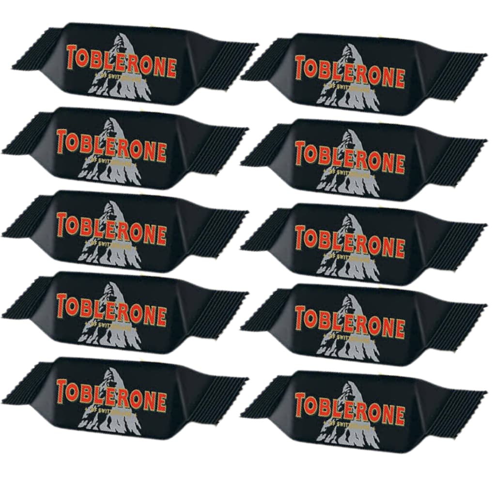 Kit 10x10g Mini Toblerone Dark chocolate Importado