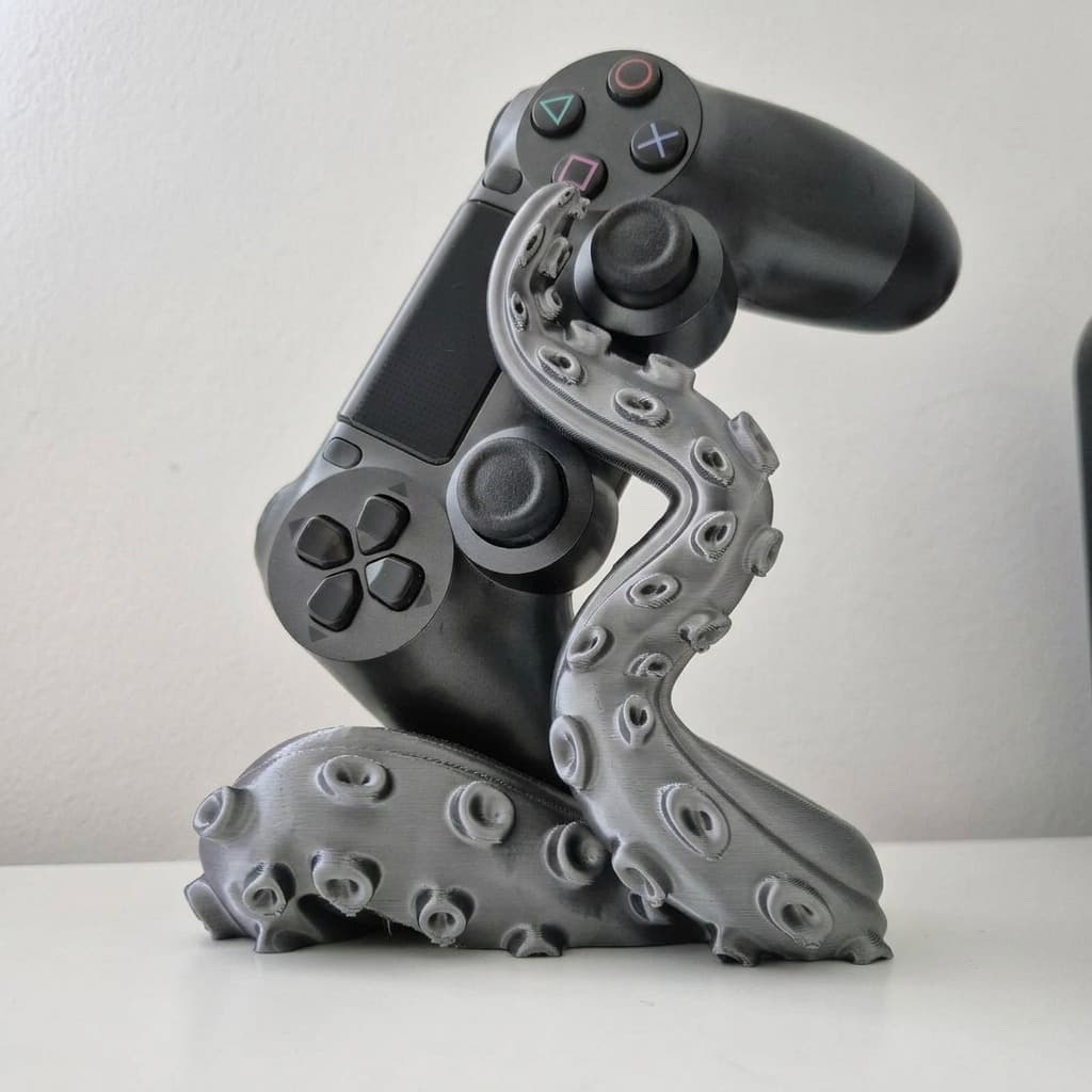 Suporte para Controle de Videogame Tentáculo de Polvo Gamer - Base para PS4, PS5, Xbox