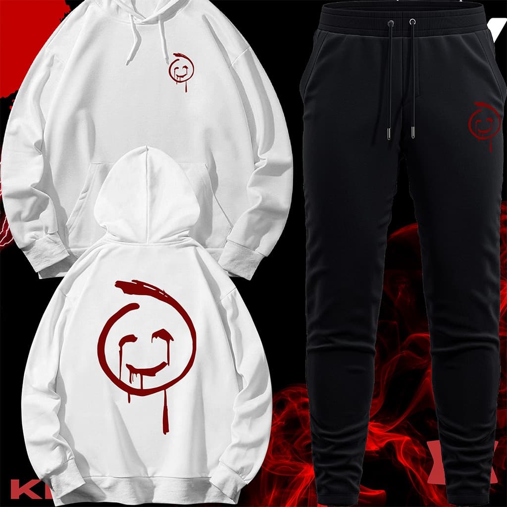 Conjunto Moletom Unissex Adulto Blusa de Frio Canguru e Calça Personalizada Estampa O MENTALISTA