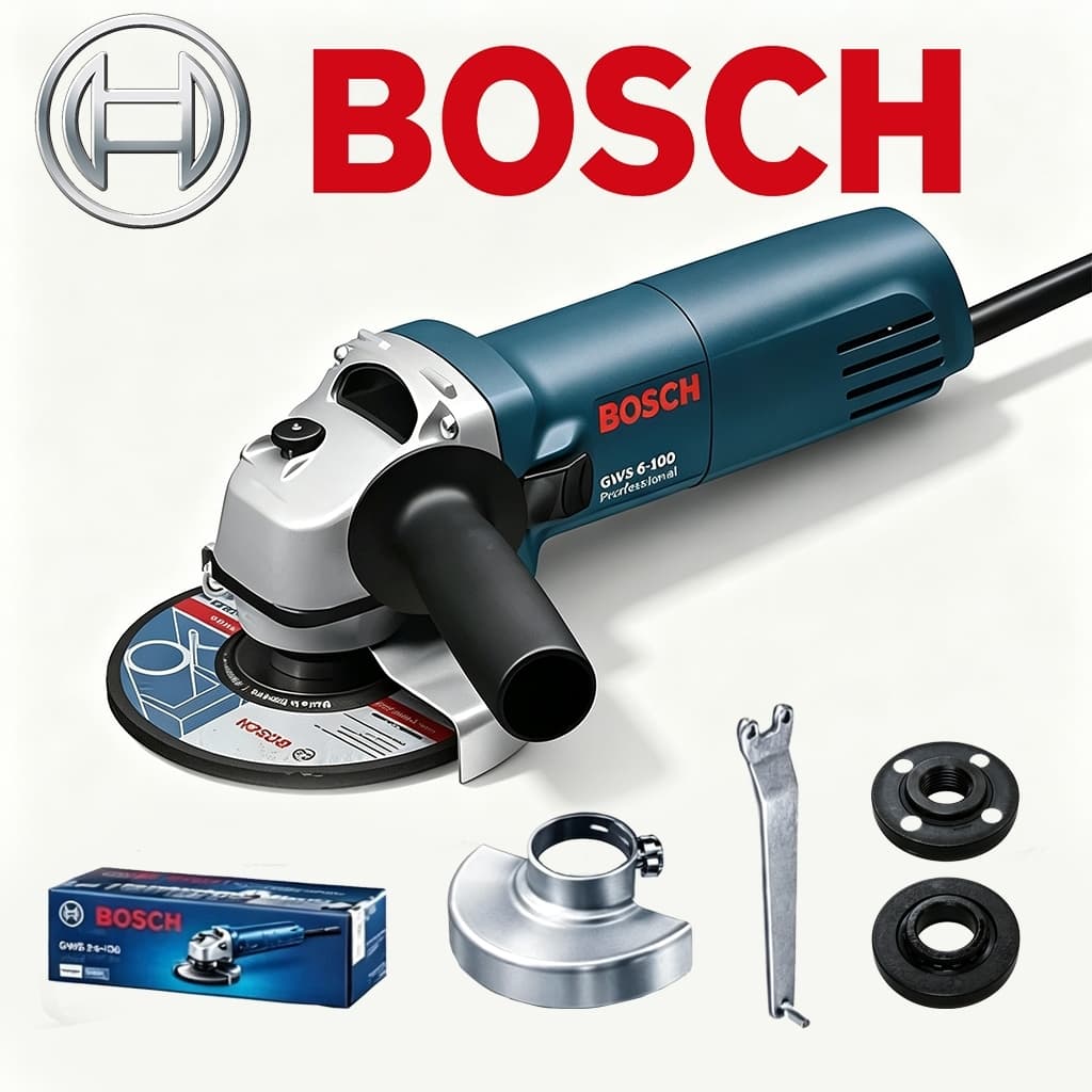 Esmerilhadeira Angular Profissional BOSCH Original 1000W Lixadeira Elétrica Para Corte e Polimento Disco Abrasivo
