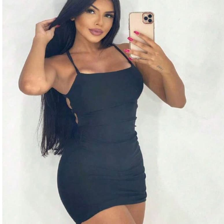 VESTIDO VANESSA/ VESTIDO CURTO/ VESTIDO COSTA ABRTA