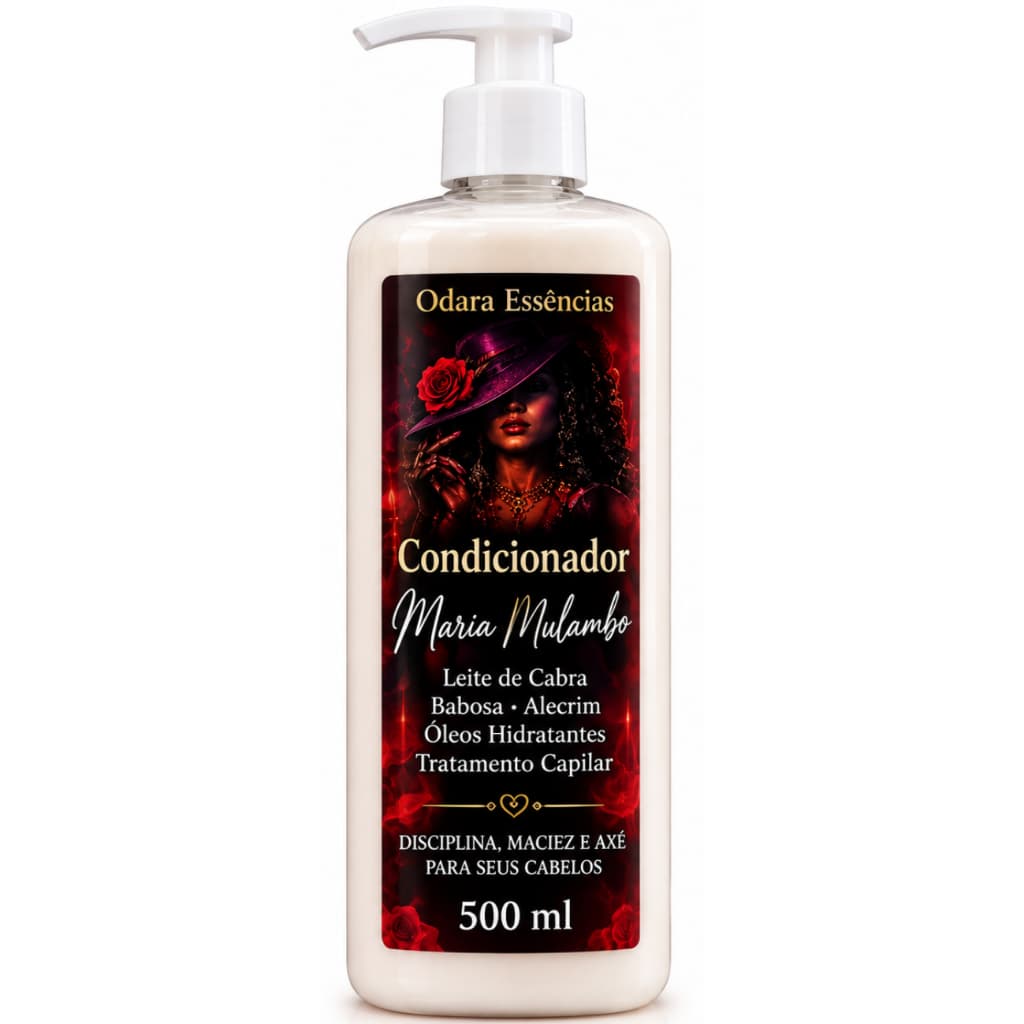 Kit Shampoo + Condicionador Maria Mulambo 200ml Odara Essências – Babosa, Alecrim e Óleos Hidratantes