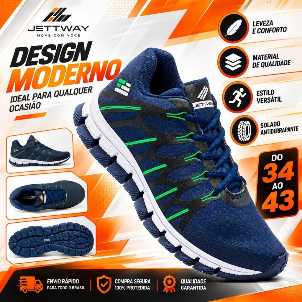 Tênis masculino Academia Casual Esportivo Treino Tenis Para o Dia a Dia Elegante Estiloso, leve solado antiderrapante