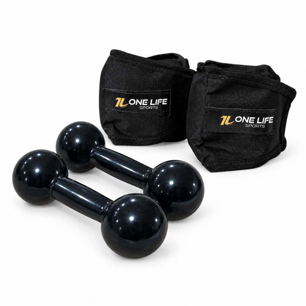 Kit Treino - Par Caneleira Profissional 03 Kg - Par Halter 02kg