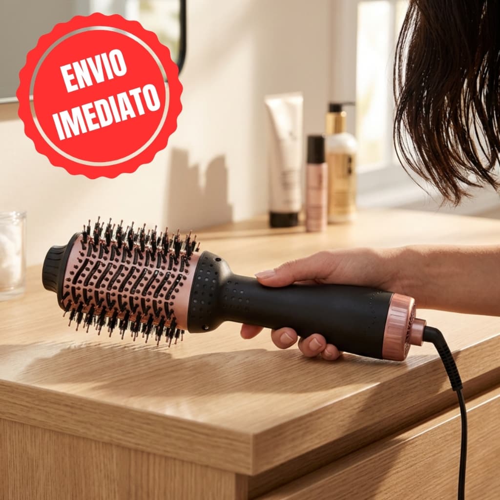 Escova Secadora E Modeladora de Cabelo - é Profissional - Bivolt - Startools - Seca e Alisa o cabelo