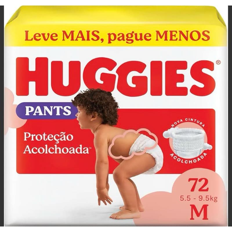 Fralda Huggies Short Pacotão