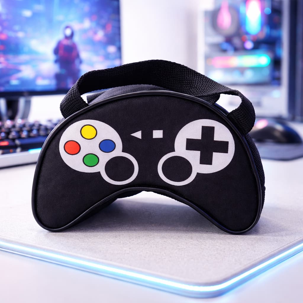 bolsinha personalizada para festa  Controle - Porta controle de video Game