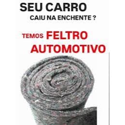 Feltro COM COLA OU SEM COLA Protetor de Assoalho Automotivo anti ruído 1m De Largura