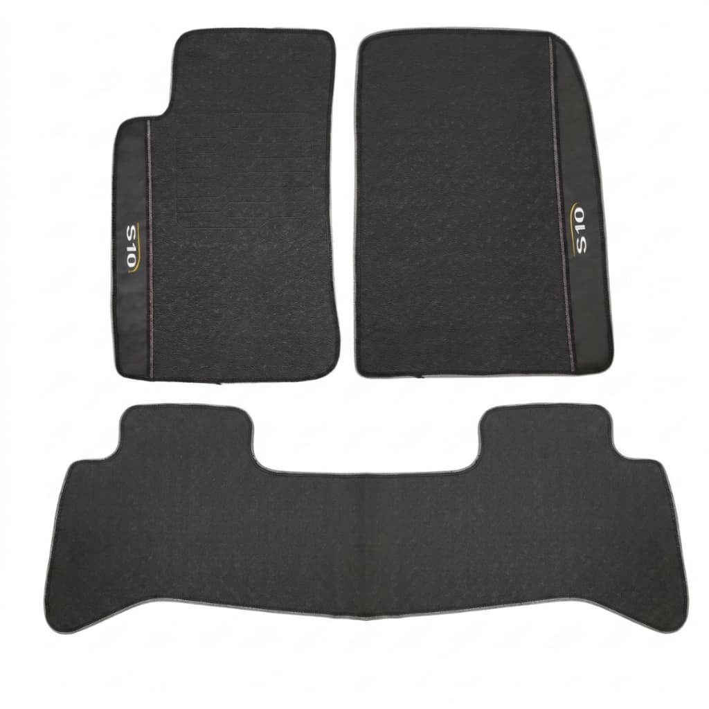 Tapete S10 Cabine Dupla Borracha Impermeável Tapete S10 Resistente Tapete Para S10 2019 a 2026