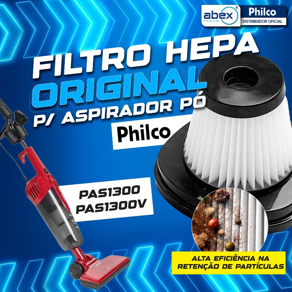 Filtro Hepa Aspirador De Pó Philco PAS1300 Original