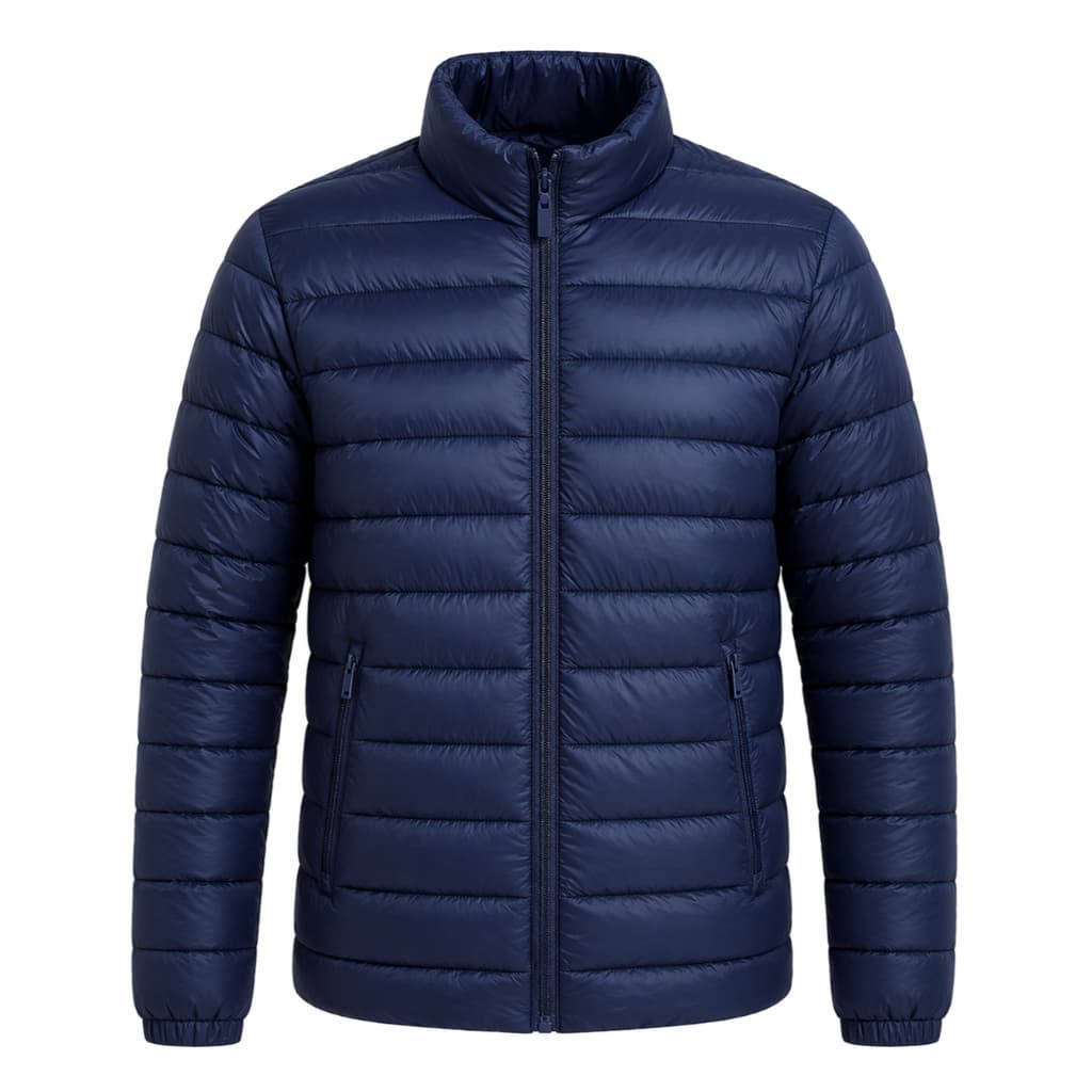 Jaqueta Bobojaco Puffer Masculina Sem Capuz Inverno