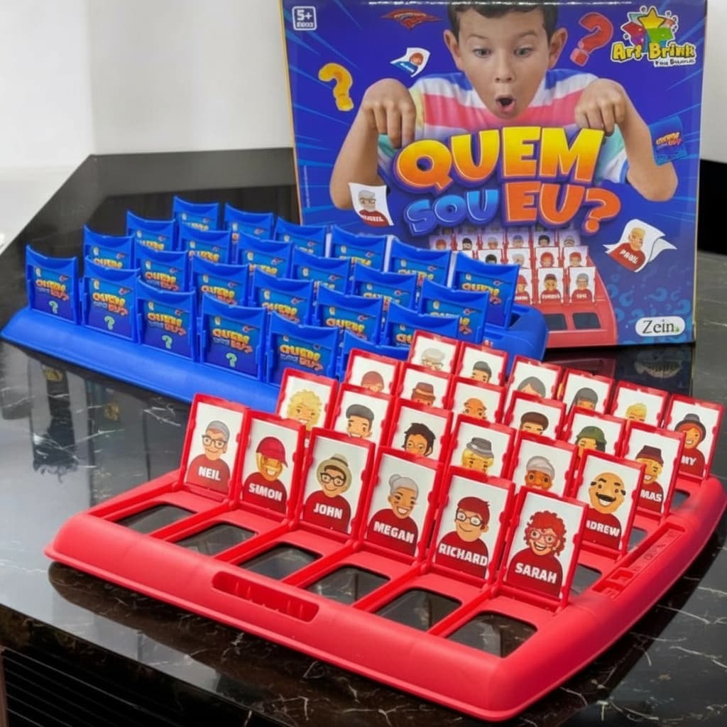 QUEM SOU EU O Jogo que Vai Animar Sua Festa Quem Sou Eu Educativo Diversão Em Família Tabuleiros
