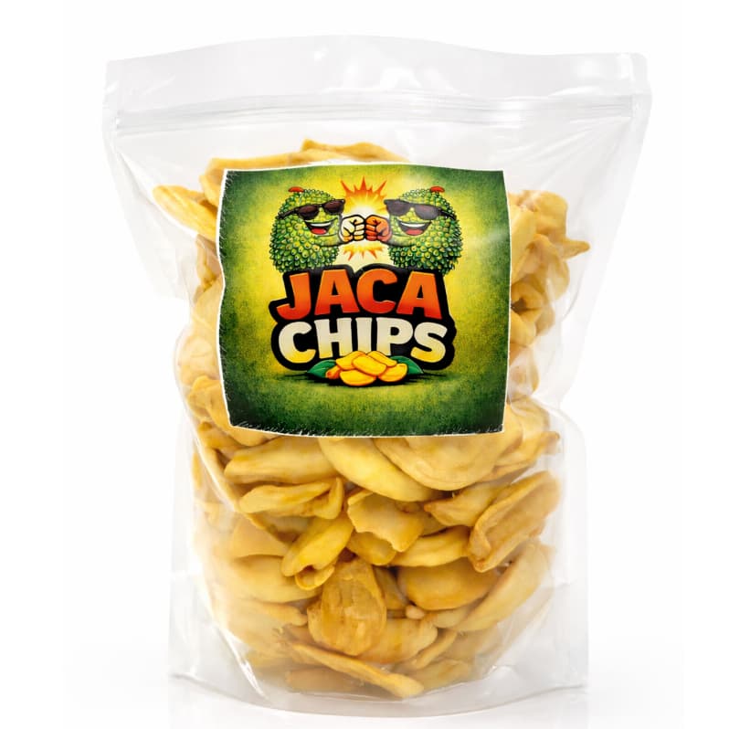 Jaca Chips Liofilizado Importado Snack Premium Saudável Embalagem Zip Lock