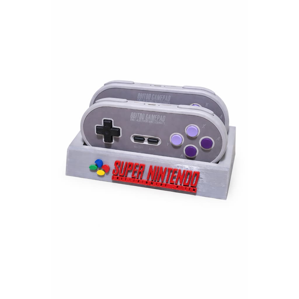 Suporte Controle SNES | Organizador vídeo game Super Nintendo | Porta Controle Gamer EXCLUSIVO