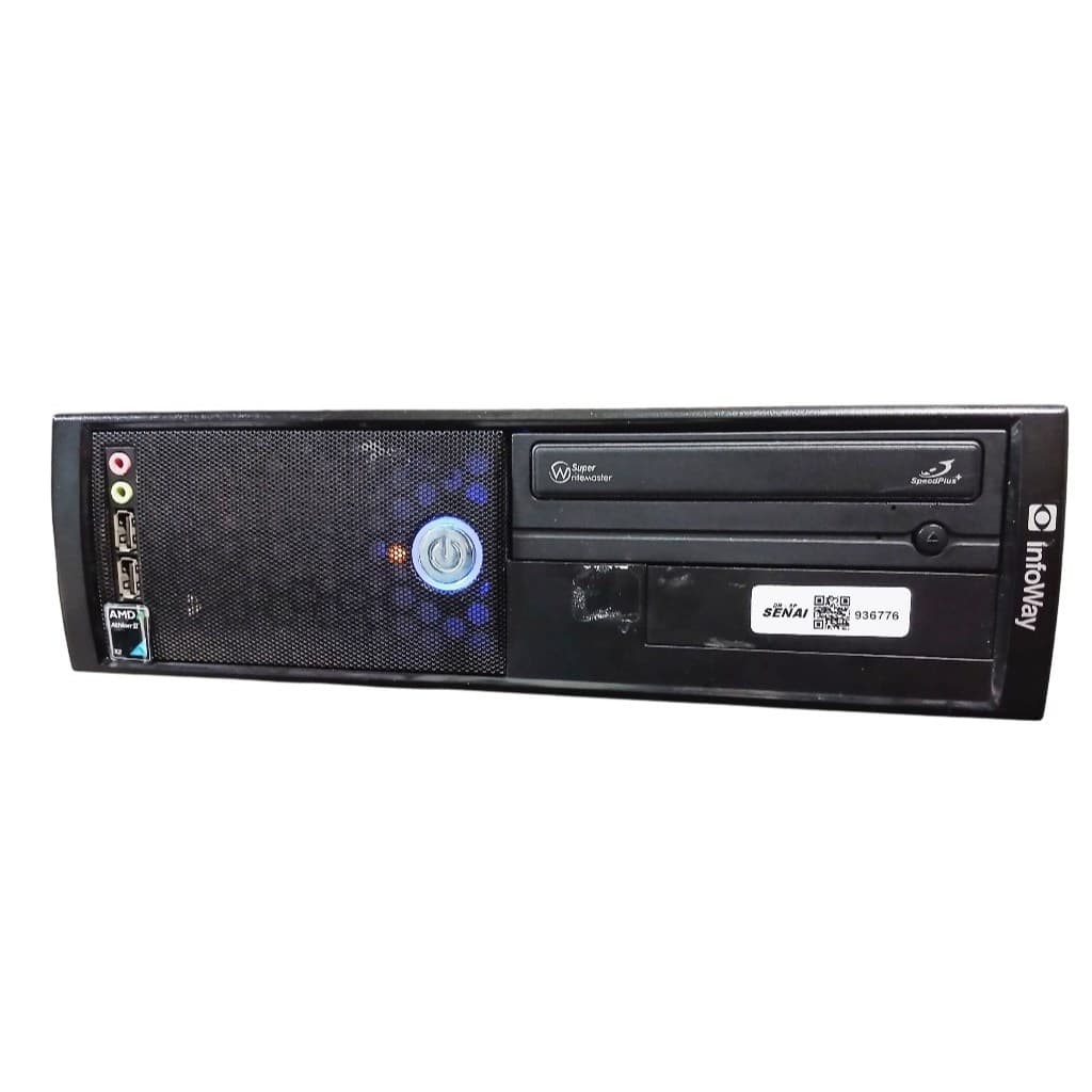 COMPUTADOR DESKTOP ITAUTEC INFOWAY SM3322 AMD ATHLOM II X2 240 2.8GHZ 4GB RAM NS 4000342200069