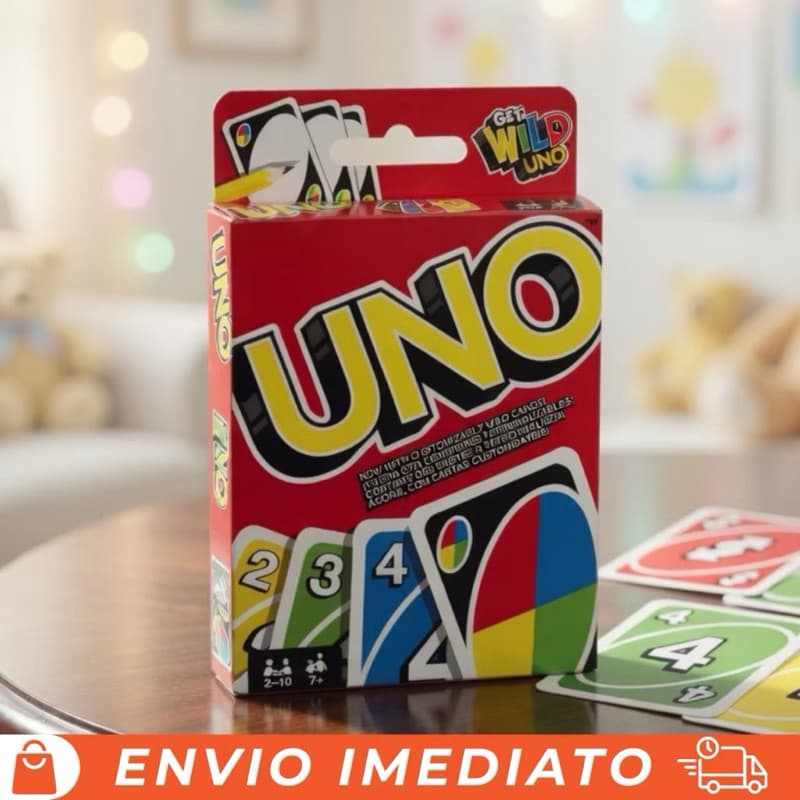UNO Jogo de Cartas Edição Clássica – Baralho de Alta Qualidade com Cartas Personalizáveis