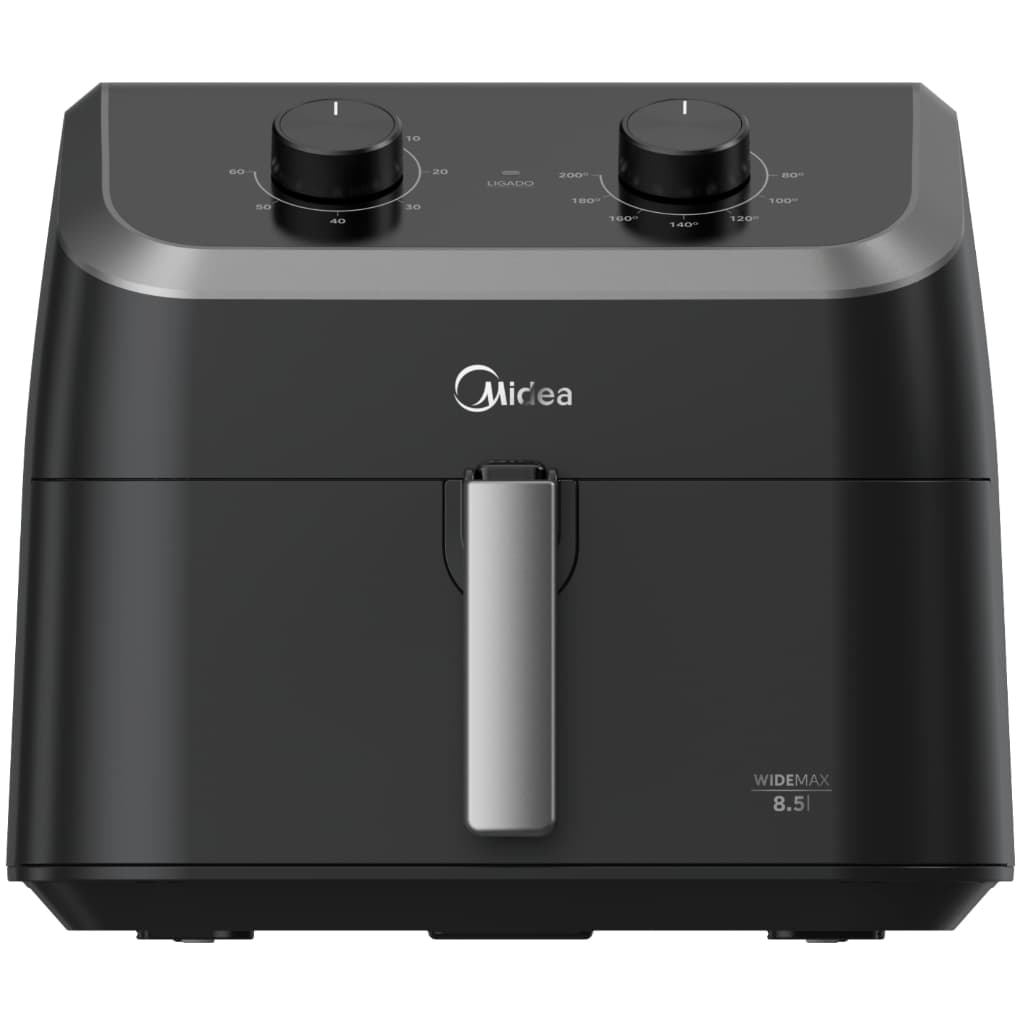 Fritadeira Elétrica Sem Óleo Air Fryer 8,5L Midea Widemax Cyclone Preto 220V