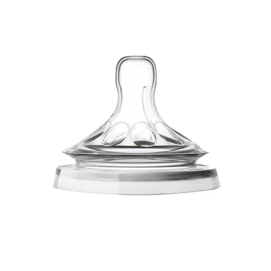 Bico De Silicone Compatível Para Mamadeira Avent Pétala