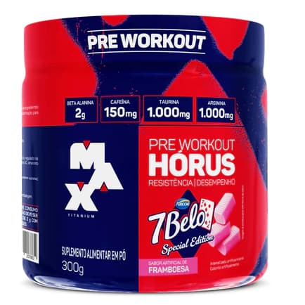 Pré-treino Hórus Max Titanium (300-150g)